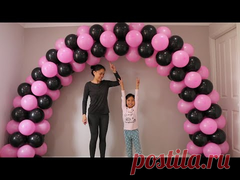 How to make balloon arch without stand?