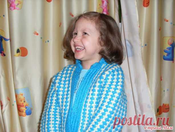 Вязание: двухцветная вязка.