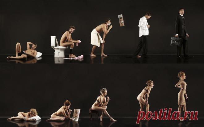 Мужчина и женщина утром обои для рабочего стола, картинки, фото, 1920x1200.