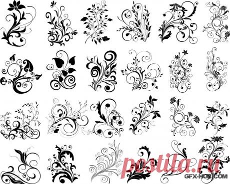 чёрно-белые картинки для декупажа со для распечатки - Поиск в Google