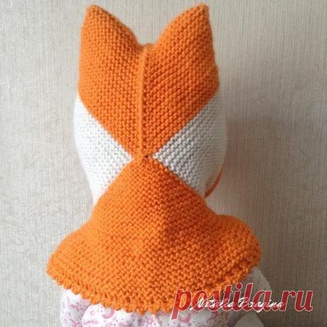 Детская шапочка спицами в технике пэчворк. Описание (Вязание спицами) | Журнал Вдохновение Рукодельницы