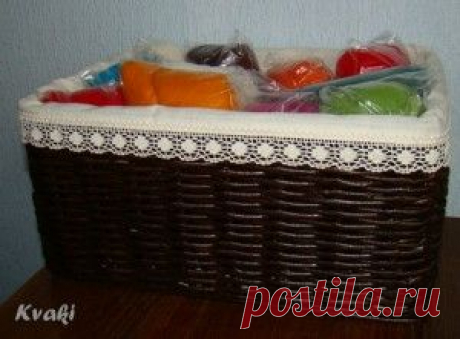 Не выкидывайте старые газеты! / Поделки из бумаги / Плетение из бумажной лозы