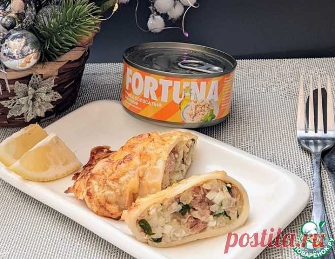 Кальмары, фаршированные тунцом и рисом – кулинарный рецепт