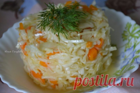 Хрустящая маринованная капуста с перцем — божественно вкусно!