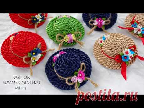 👒 МОДНАЯ ЛЕТНЯЯ МИНИ ШЛЯПКА 👙👒👗 FASHION SUMMER MINI HAT 👒