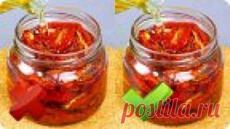 Самые-самые ВЯЛЕНЫЕ ПОМИДОРЫ, которые вы когда-либо пробовали! (Два рецепта) Не думали ли вы, что из обычных томатов можно сделать что-нибудь необычное и пикантное? Конечно можно!:)) Вяленые помидоры по праву считаются особенным блюдом. С их помощью вы можете с легкостью разнообразить стол, употребив их в качестве - как самостоятельной закуски, так и в виде дополнительного ингредиента на салатик. Гости в восторге, и рукоплещут вам стоя! Ведь вряд ли они когда-либо ...