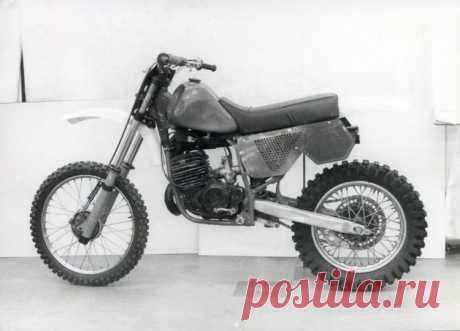 Кроссовый мотоцикл СКУ-6. 1985 год.
Вес-105 кг. Мощность-более 42 лс. 
 Ход колес -по 300 мм. 
 Выпуск по 10 шт в год. (P.S. Крылья есть, но они белого цвета, на фото засвечены и их не видно)