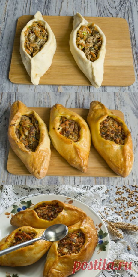 Расстегаи с мясом. Пирожки с фаршем.