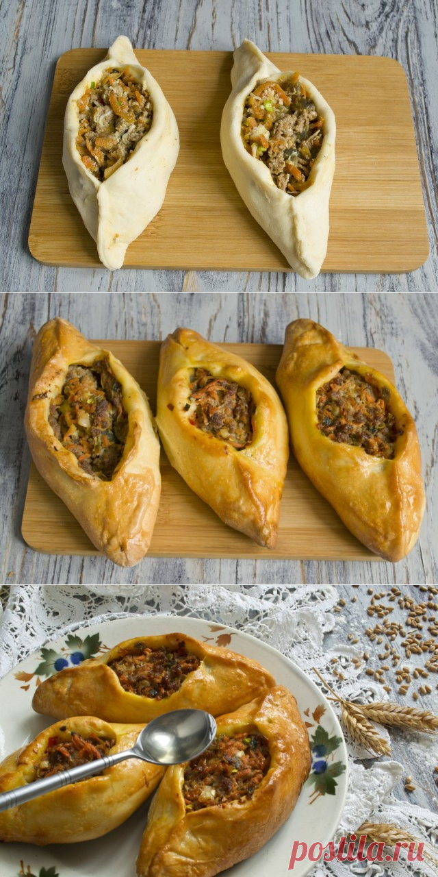 Расстегаи с мясом. Пирожки с фаршем.