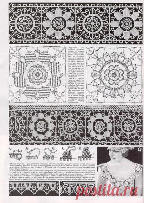 Вязаная пляжная туника