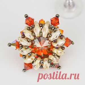 Starburst Rivoli Frame Earrings | Eureka Crystal Beads Blog