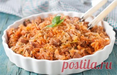 Тушеная капуста с мясом и картошкой – всесезонное блюдо | Краше Всех