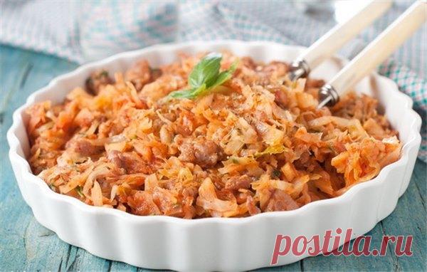 Тушеная капуста с мясом и картошкой – всесезонное блюдо | Краше Всех