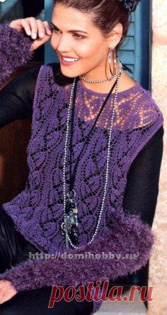 Безрукавка спицами