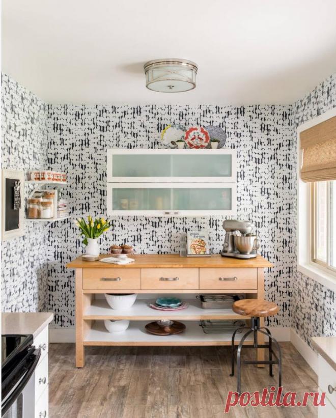 Обои для кухни – дизайн 2017 года
