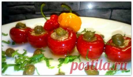ОТЧЁТ ИЛИ ПОХВАСТУШКА! "SCOTCH BONNET" ФАРШИРОВАННЫЙ КОНСЕРВИРОВАННЫМ ТУНЦОМ.