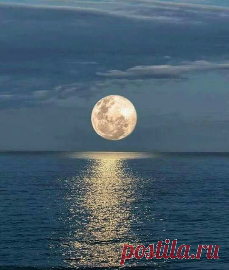 Super moon over the Ocean  |  Pinterest • Всемирный каталог идей