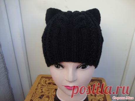. Онлайн по "Шапке Кошке". Всем доброго времени суток!!!  Меня зовут Елена, ко мне на ты  На днях задавала вопрос о "Шапке Кошке" - могу ли я её показать и поделиться с вами описанием?