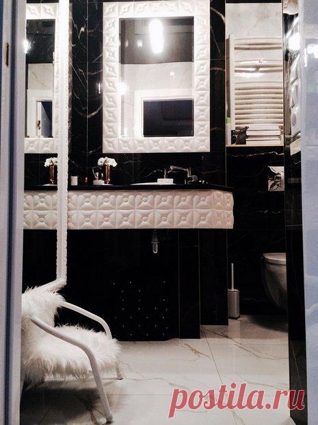 Ванная: гламурно, роскошно, женственно