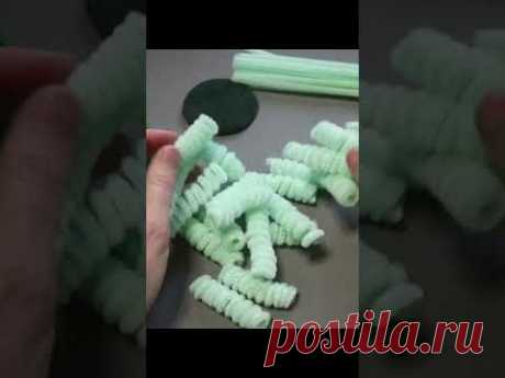 🎄 VERY SIMPLE 🎄 Christmas tree made of pipe cleaner