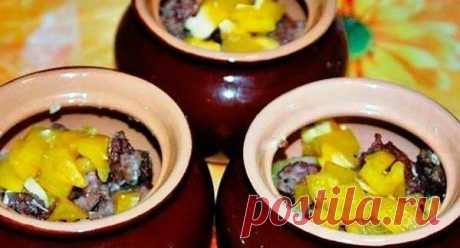 МЯСО С КАРТОФЕЛЕМ В ГОРШОЧКАХ