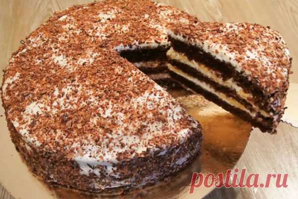 Простой и вкусный домашний тортик

Торт изумительный, очень нежный. С простым и вкусным кремом. Рецепт легкий для повторения. Ничего сложного, справится любая начинающая хозяйка.