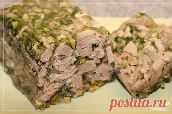 Заливное из ветчины - кулинарный рецепт с фото на Повар.ру