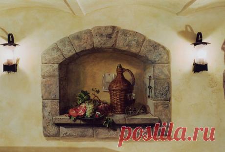 роспись стен на кухне: 21 тыс изображений найдено в Яндекс.Картинках