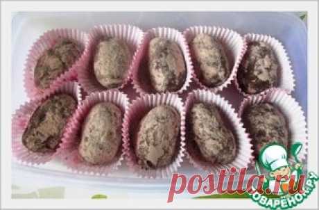 Шоколадная &quot;картошка&quot; с халвой - кулинарный рецепт
