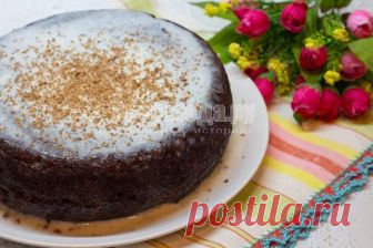 Шоколадный бисквит на кипятке в мультиварке - рецепт с пошаговыми фото | Все Блюда