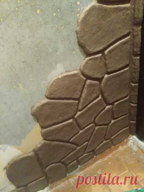 Как я делала "искусственный камень" из яичных лотков. | Вяжем, лепим, творим, малюем) | Яндекс Дзен