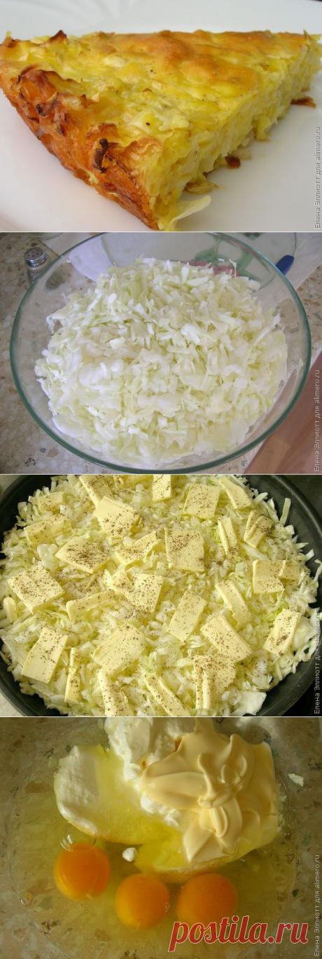 Капустный пирог для ленивых.