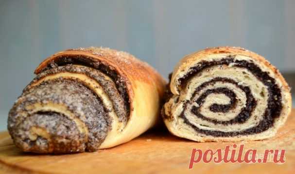 Маковый рулет без дрожжей - пошаговый рецепт с фото на Повар.ру