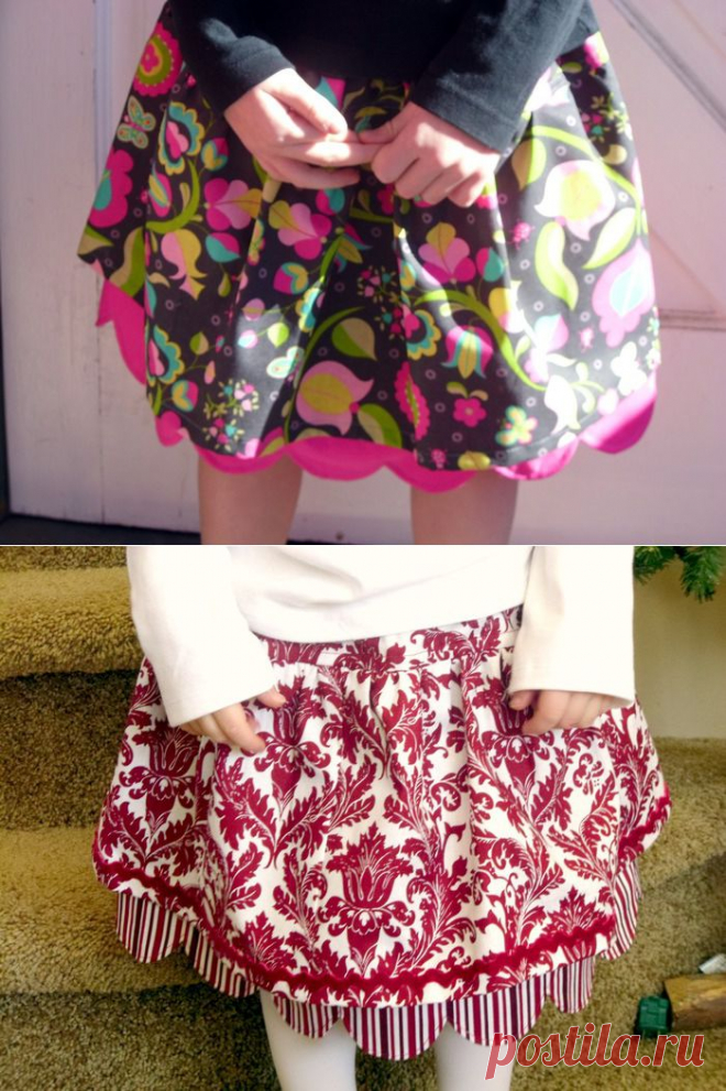 СШИТЬ ДЕТЯМ ИНТЕРЕСНЫЕ ЮБКИ