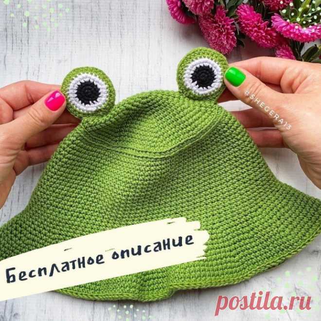 Детская панамка "Лягушка"