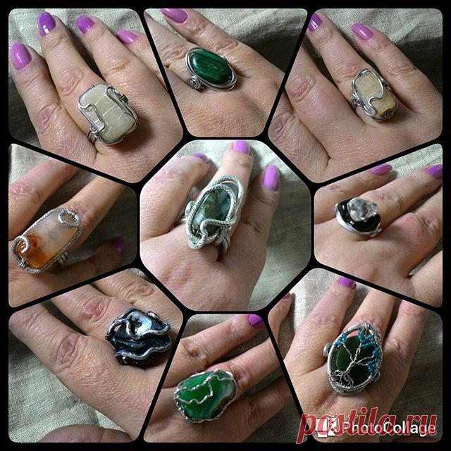 #натуральныекамни #кольцо #автроскиеукрашения новое направление-кольца!