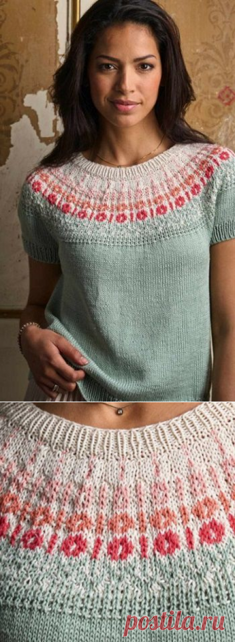 Кофточка с короткими рукавами «Hollyhock» | DAMские PALьчики. ru
