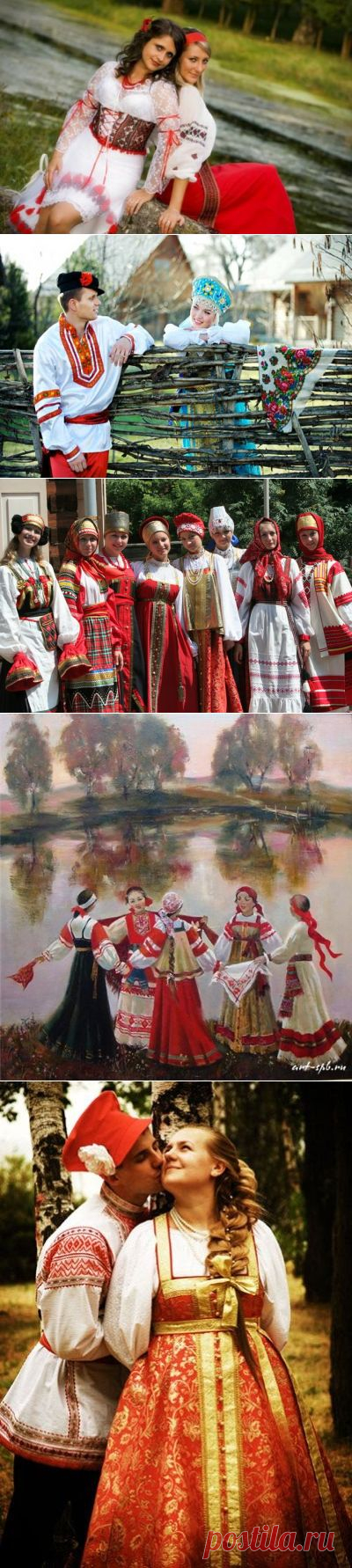 Как выглядит русское платье?