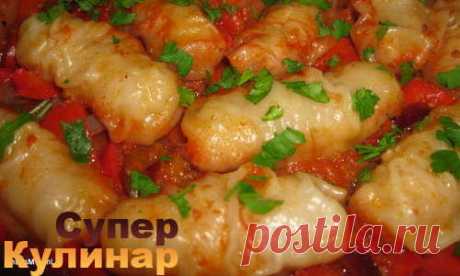 Пирожки-рулетики на подушке из овощей и слив - без жарки - МирТесен