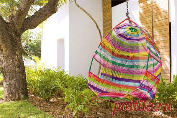 Идеи качелей для дома и сада