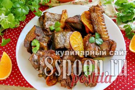 Утка с апельсинами в духовке: рецепт с фото в рукаве