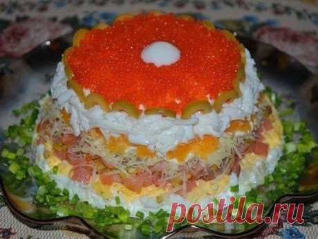 ОЧЕНЬ ВКУСНЫЙ САЛАТ С СЁМГОЙ