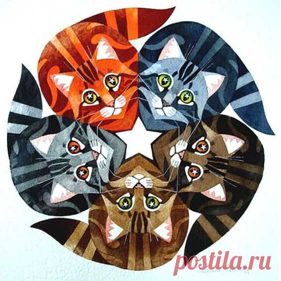 Коты / Декупаж / Картинки для декупажа