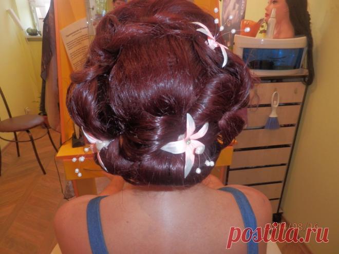 прическа выполненная нашим мастером