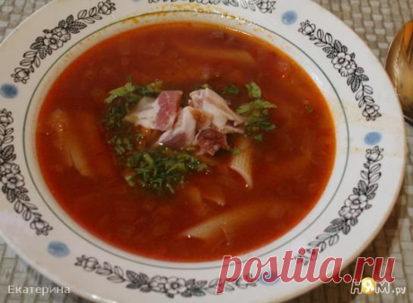 Тосканский красный суп с фасолью | Четыре вкуса