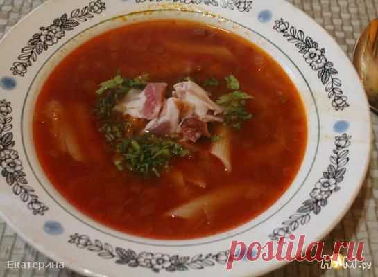 Тосканский красный суп с фасолью | Четыре вкуса