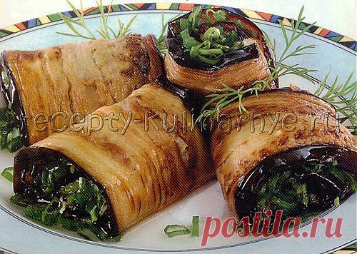 Баклажаны с чесноком и зеленью - Кулинарные рецепты с фото - Грузинская кухня - Национальная кухня
