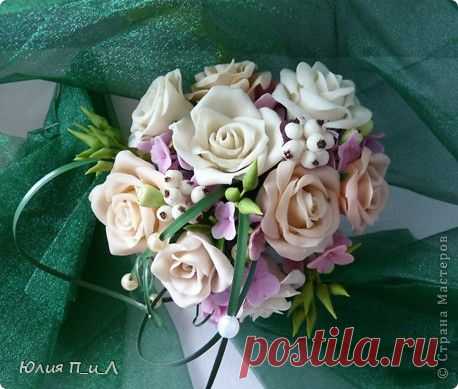 Розочки из холодного фарфора