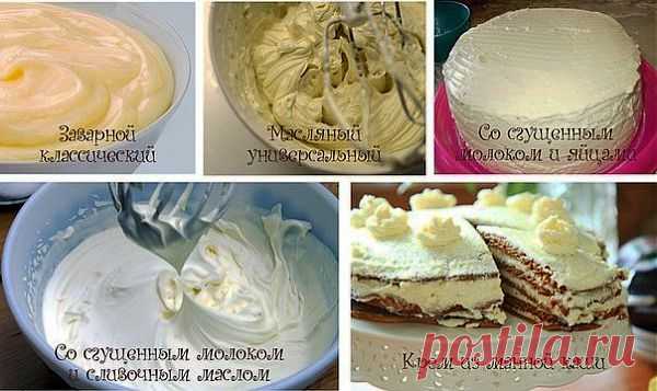 5 самых простых кремов для тортов и других десертов | Готовим вместе