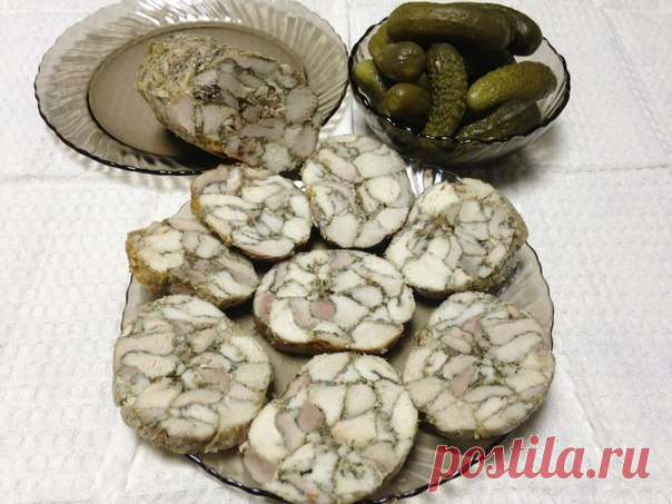 Мраморный рулет из курицы для праздничного стола. Вкусно и нарядно! Бомбовая закуска!